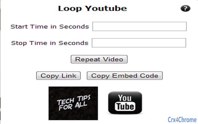 TTFA Repeat or Loop for Youtube Videos Screenshot Image
