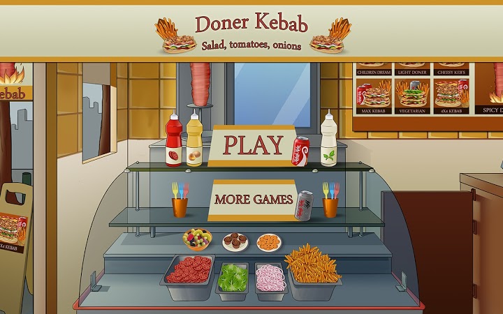 Doner Kebab : lettuce, tomato, onion Screenshot Image