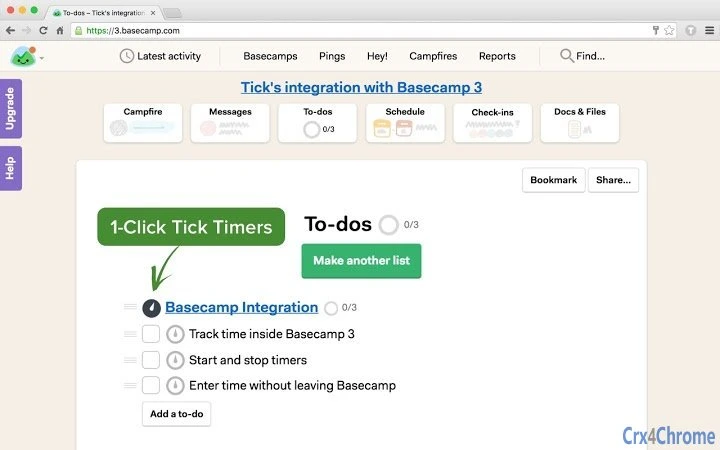 Tick Time Tracking Screenshot Image